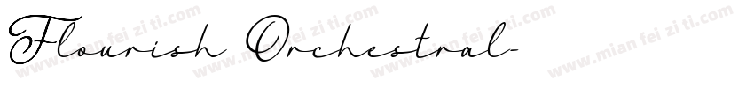 Flourish Orchestral字体转换